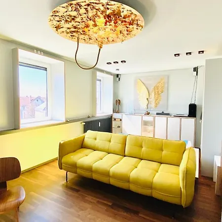 Luxus Loft: Sauna - Piano - Ofen - City Apartmán Augsburg